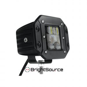 3" Cube Light Kit, (Flush Mount), Fog Pattern, SAE/DOT Compliant #75002F