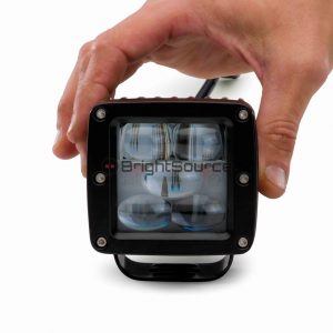 3" Cube Light Kit, Fog Pattern, SAE/DOT Compliant #75001F